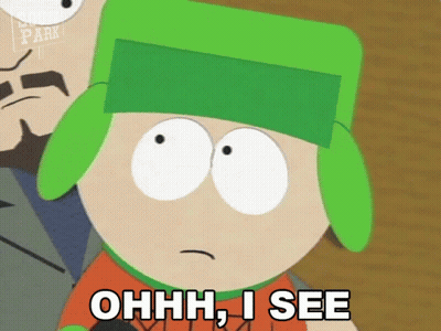 Cartoon Character Saying Ohhh I See GIF