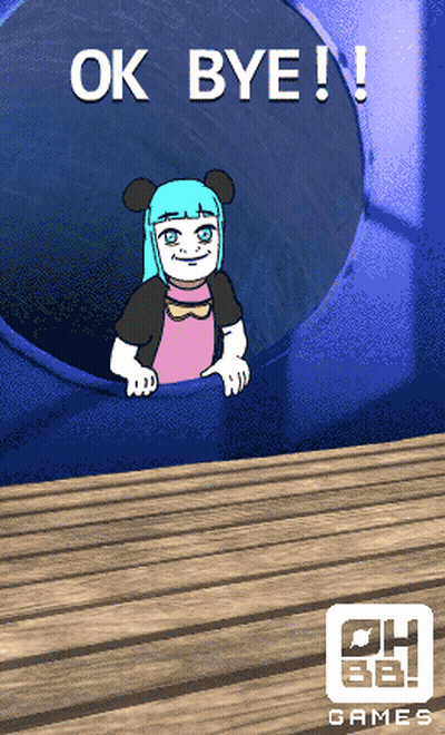 Cartoon Character Saying Ok Bye GIF