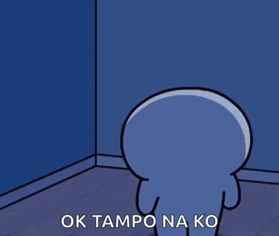 Cartoon Character Saying Ok Tampo Na Ko GIF