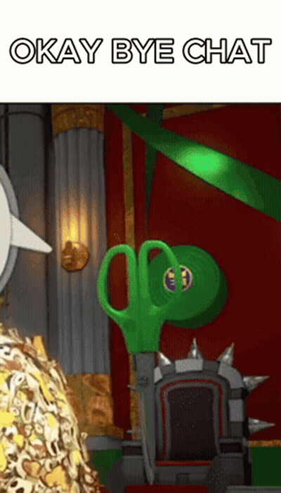 Cartoon Character Saying Okay Bye Chat GIF
