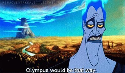 Cartoon Character Saying Olympus Would Be That Way In Desert GIF