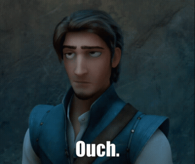 Cartoon Character Saying Ouch GIF