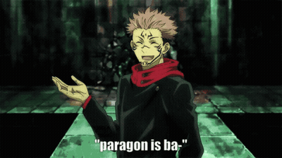 Cartoon Character Saying Paragon Is Ba GIF