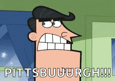 Cartoon Character Saying Pittsbuuurgh GIF