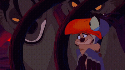 Cartoon Character Saying Please Don't Eat Me GIF