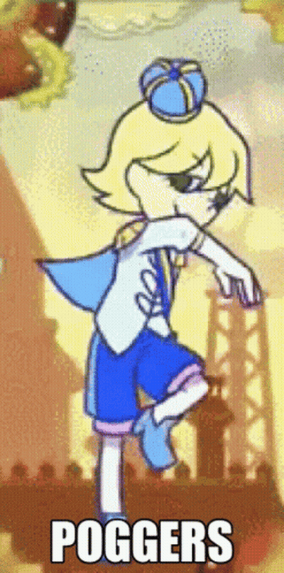 Cartoon Character Saying Poggers GIF