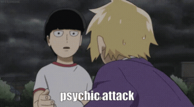 Cartoon Character Saying Psychic Attack GIF