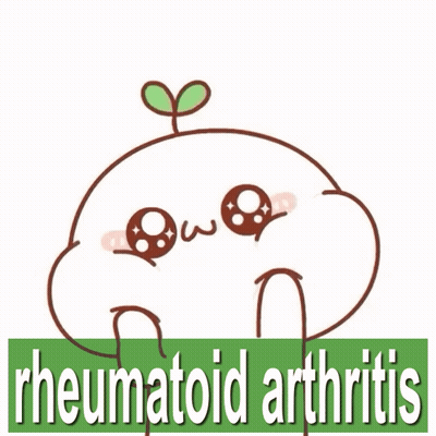 Cartoon Character Saying Rheumatoid Arthritis GIF