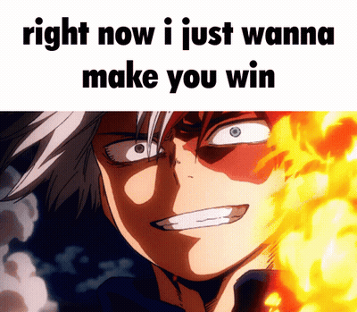 Cartoon Character Saying Right Now I Just Wanna Make You Win GIF