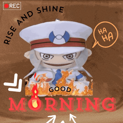 Cartoon Character Saying Rise And Shine Morning GIF