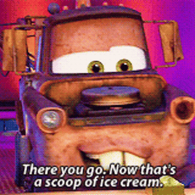 Cartoon Character Saying Scoop Of Ice Cream GIF