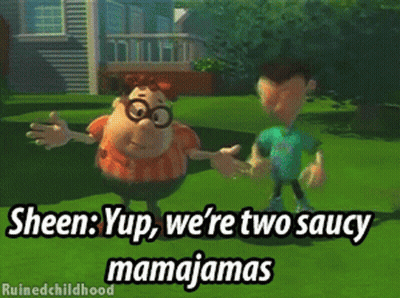 Cartoon Character Saying Sheen Yup GIF