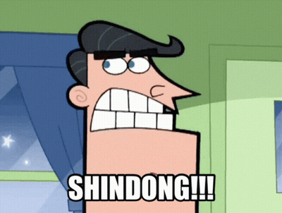 Cartoon Character Saying Shindong GIF