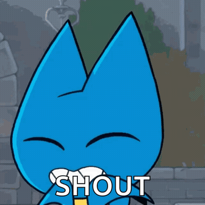 Cartoon Character Saying Shout GIF