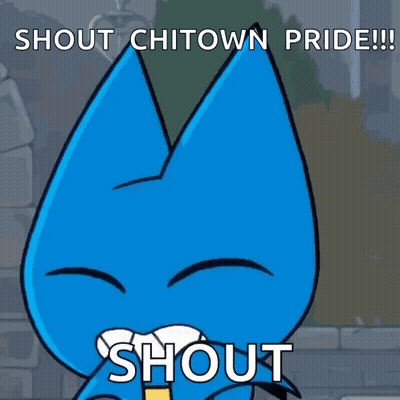 Cartoon Character Saying Shout Chitown Pride GIF