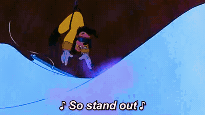 Cartoon Character Saying So Stand Out Holding Rope GIF