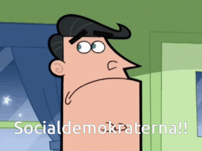 Cartoon Character Saying Socialdemokraterna GIF