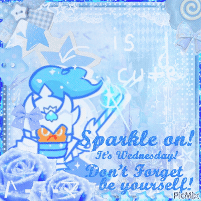 Cartoon Character Saying Sparkle It's Wednesday GIF