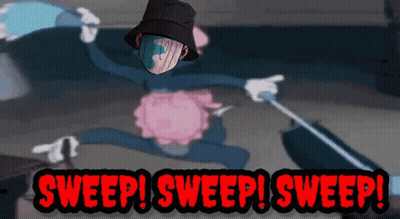 Cartoon Character Saying Sweep Sweep Sweep GIF