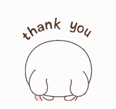 Cartoon Character Saying Thank You With Eyes Closed GIF