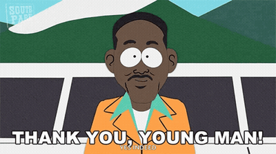 Cartoon Character Saying Thank You GIF