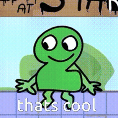 Cartoon Character Saying That's Cool GIF