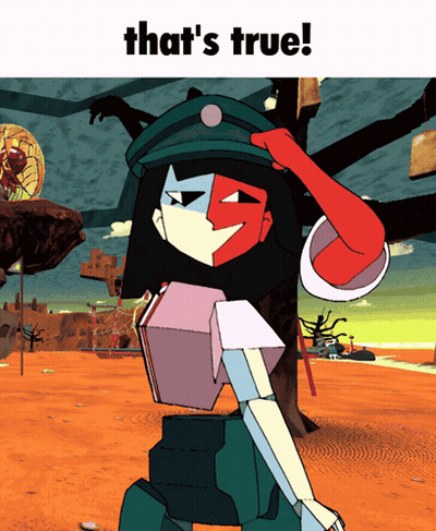 Cartoon Character Saying That's True