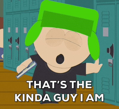Cartoon Character Saying Thats The Kind Of Guy I Am GIF