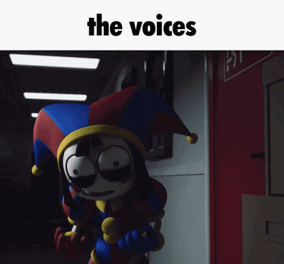 Cartoon Character Saying The Voices GIF