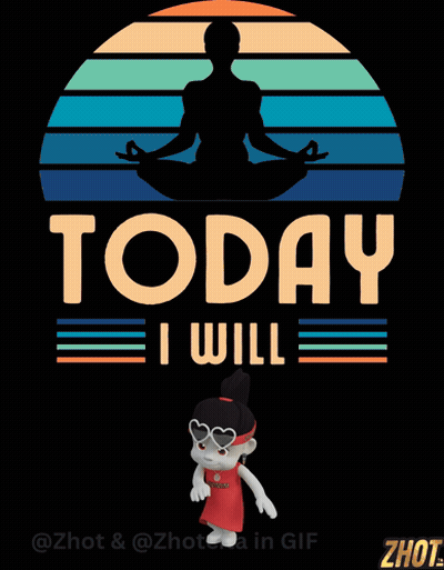 Cartoon Character Saying Today I Will GIF