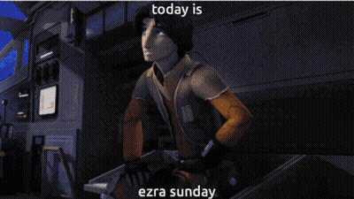 Cartoon Character Saying Today Is Ezra Sunday GIF
