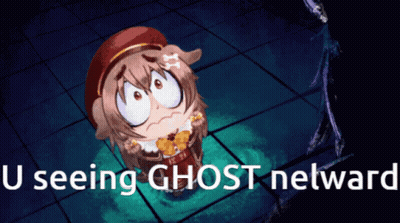 Cartoon Character Saying U Seeing Ghost Netward GIF