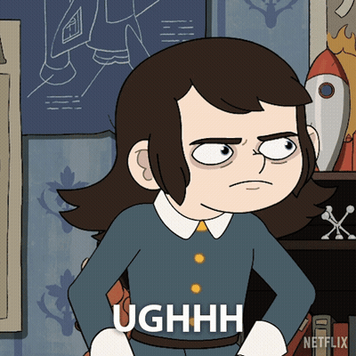Cartoon Character Saying Ughhh GIF
