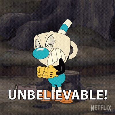 Cartoon Character Saying Unbelievable Netflix Advertisement GIF