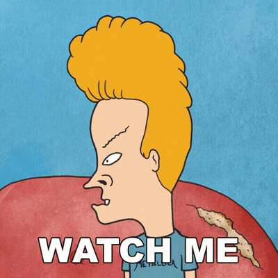 Cartoon Character Saying Watch Me GIF