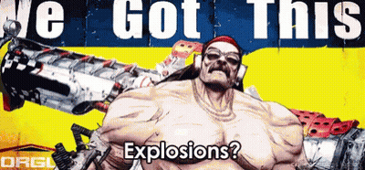 Cartoon Character Saying We Got This Explosions GIF