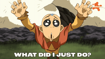 Cartoon Character Saying What Did I Just Do GIF