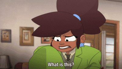 Cartoon Character Saying What Is This GIF