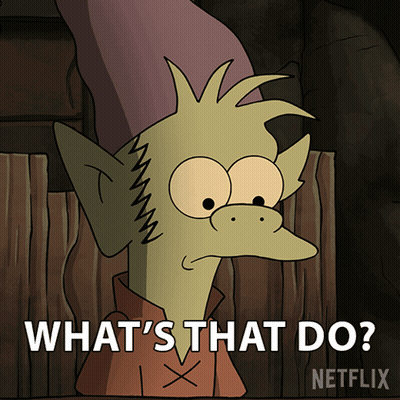 Cartoon Character Saying What's That Do GIF