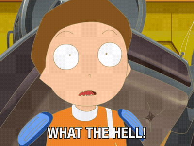 Cartoon Character Saying What The Hell GIF