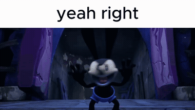 Cartoon Character Saying Yeah Right GIF