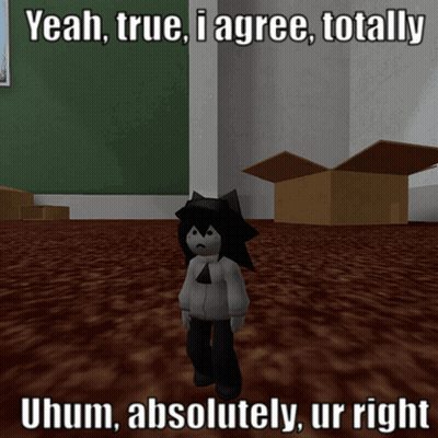 Cartoon Character Saying Yeah True Absolutely Right GIF