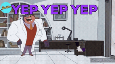 Cartoon Character Saying Yep Yep Yep GIF