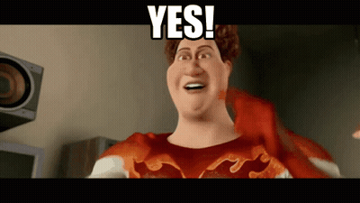Cartoon Character Saying Yes GIF