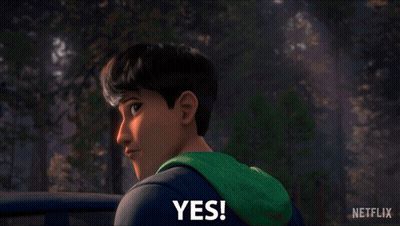Cartoon Character Saying Yes Exactly GIF