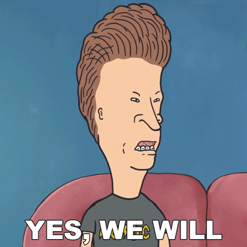 Cartoon Character Saying Yes We Will GIF