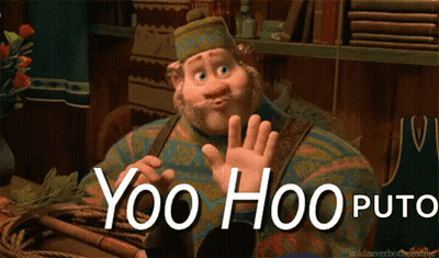 Cartoon Character Saying Yoo Hoo Puto GIF