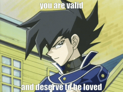 Cartoon Character Saying You Are Valid Deserve Love GIF