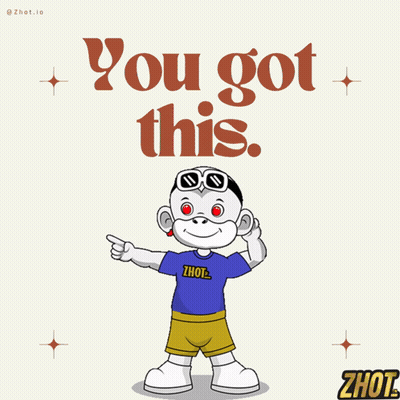 Cartoon Character Saying You Got This