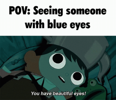 Cartoon Character Saying You Have Beautiful Eyes GIF
